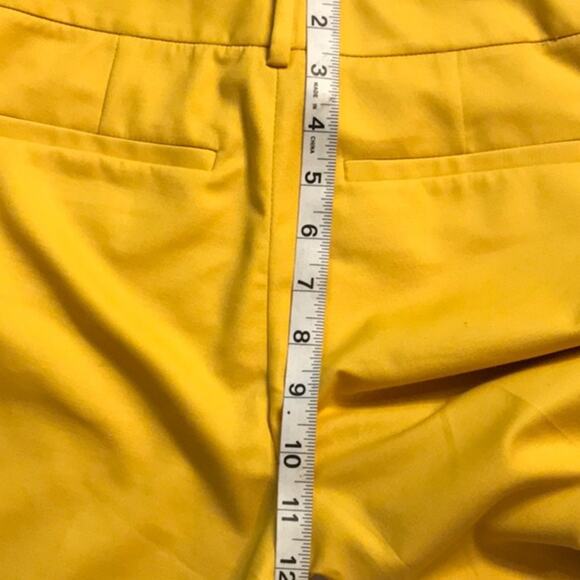 T Tahari Sunflower Straight Crop Trouser Size 2 Preppy Rainbow Dopamine Classic - Picture 7 of 8